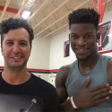 Luke Bryan Plays Basketball with Jimmy Butler of the Chicago Bulls [VIDEO]