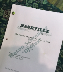 Nashville Script Screenshot