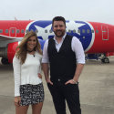 Cassadee Pope and Chris Young Join the Singing Mile High Club [VIDEO]