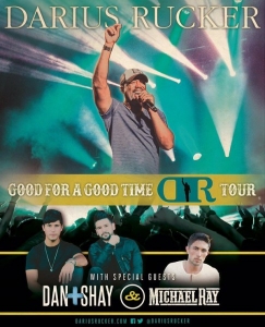 Darius Rucker "Good For A Good Time Tour" poster