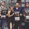 Chris Young Celebrates Number One with Cassadee Pope
