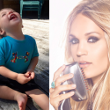 Isaiah Fisher Belts Out “Heatbeat” with Mom, Carrie Underwood [AUDIO]