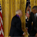 Mel Brooks Pranks President Obama in White House