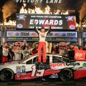 Carl Edwards Wins Rain Delayed-Shortened NASCAR Race in Texas [VIDEO, PHOTOS]