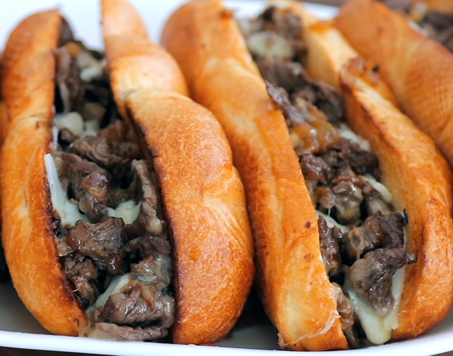 Cheesesteak sandwiches