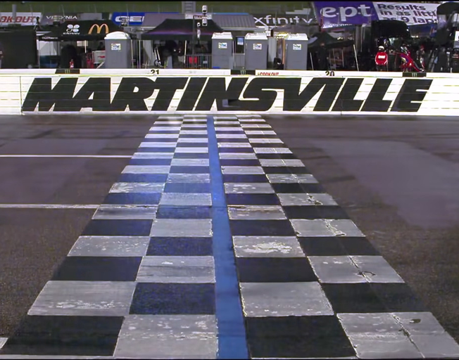 Martinsville Speedway Start-Finish Line