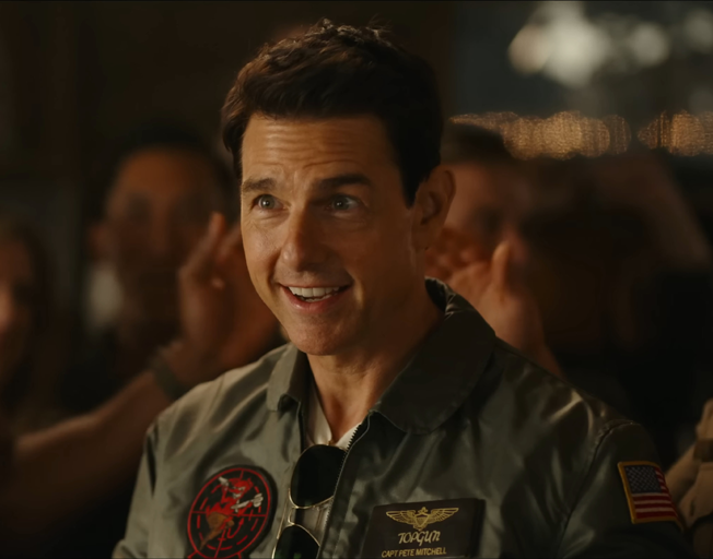 Tom Cruise as "Pete 'Maverick' Mitchell" in 'Top Gun: Maverick'