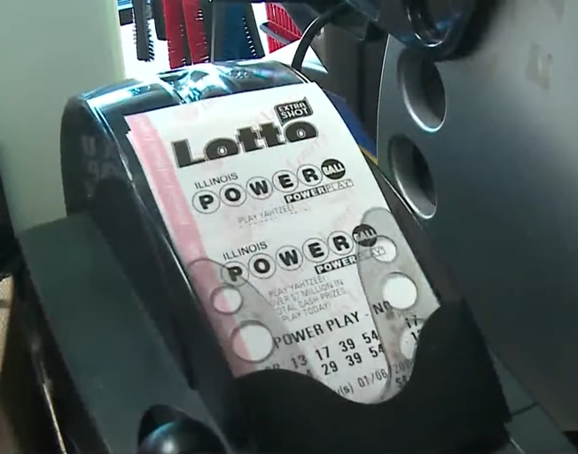 Powerball tickets printing out