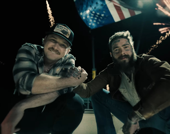 Morgan Wallen and Post Malone in "I Had Some Help" Music Video