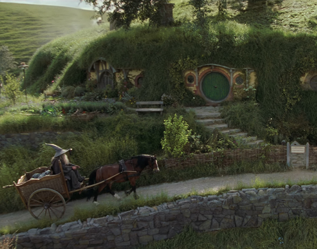 The Shire in "The Lord of the Rings"
