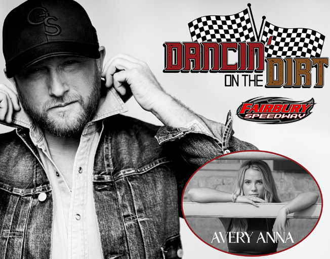 FAIRBURY SPEEDWAY 3rd Annual Dancin’ on the Dirt with COLE SWINDELL and special guest Avery Anna AUGUST 10, 2024