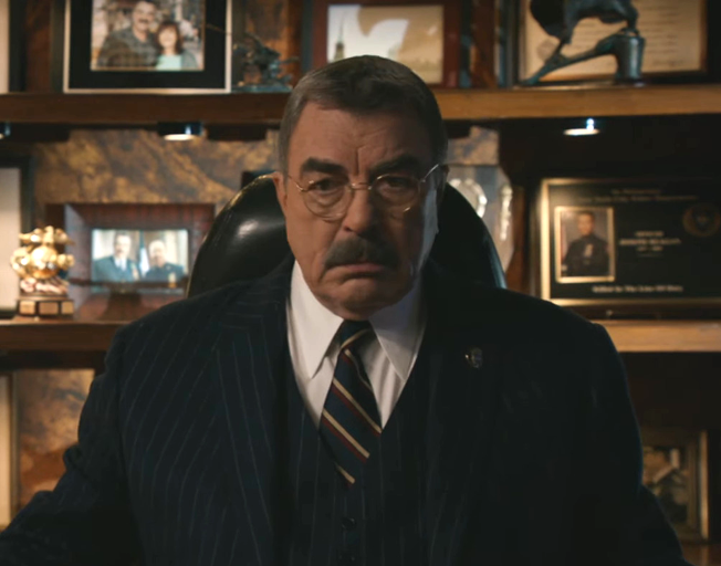 Tom Selleck as "Frank Reagan" in 'Blue Bloods' TV show