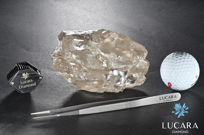 LUCARA RECOVERS EPIC 2,492 CARAT DIAMOND