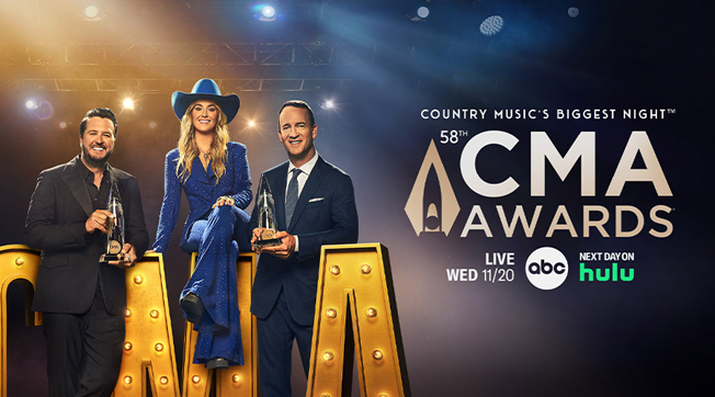 LUKE BRYAN, PEYTON MANNING AND LAINEY WILSON SET TO HOST “THE 58TH ANNUAL CMA AWARDS”