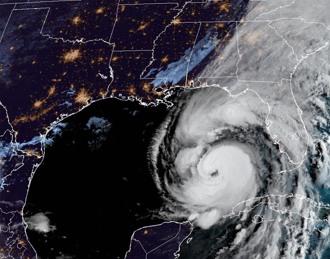 NOAA Satellite Imagery of Hurricane Helene