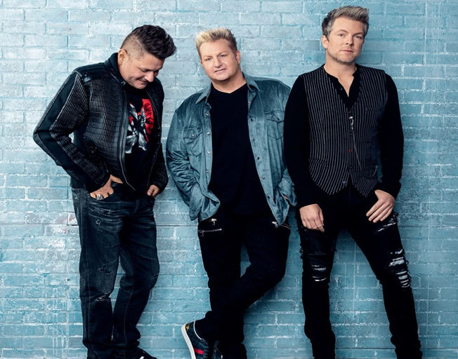 (L-R) Jay DeMarcus, Gary LeVox and Joe Don Rooney of Rascal Flatts