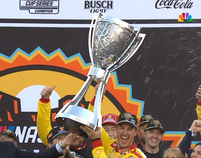 Joey Logano Wins the Race and the NASCAR Cup Series Championship at